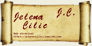 Jelena Cilić vizit kartica